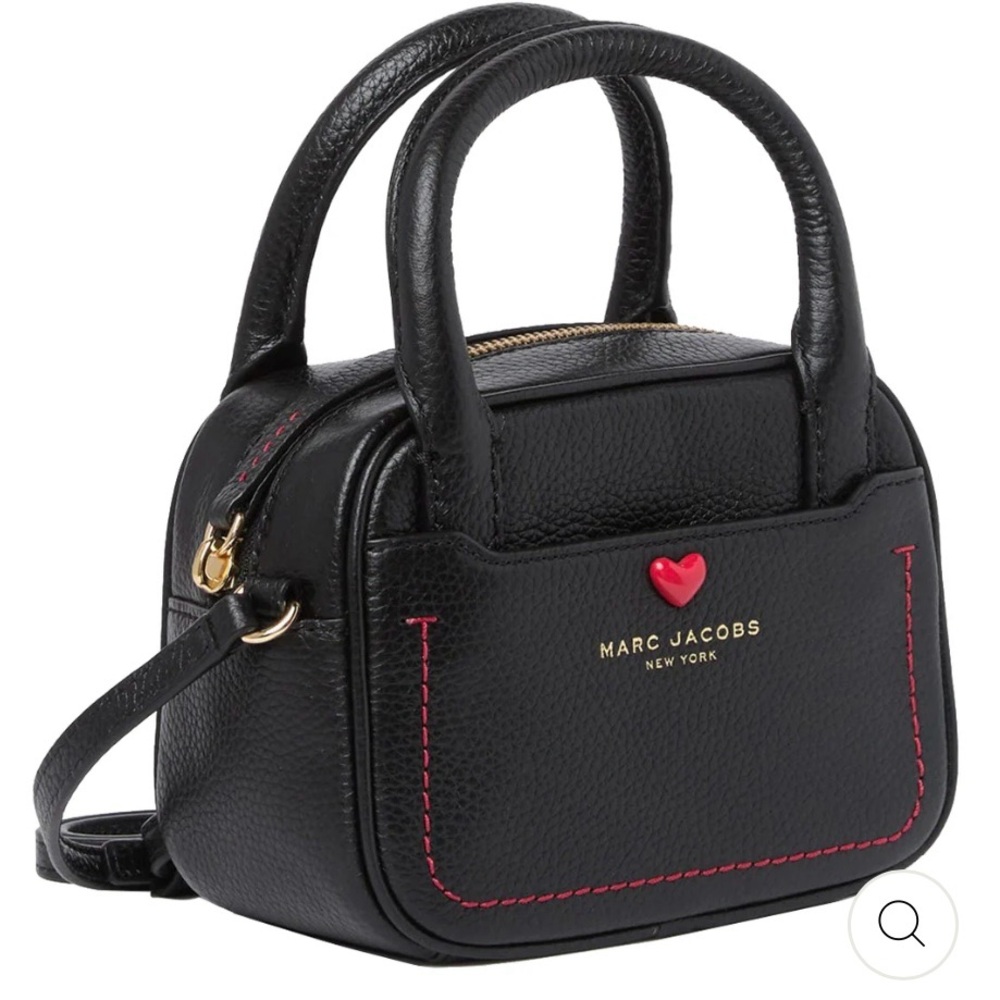 Marc Jacob’s Empire City Valentine Top Handle Mini Satchel in Black